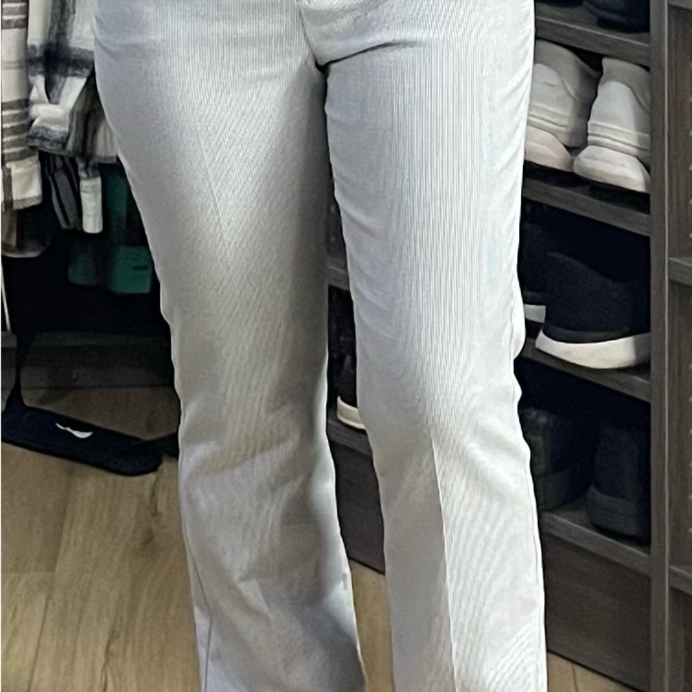 Express Women's Light Gray Flare Jeans